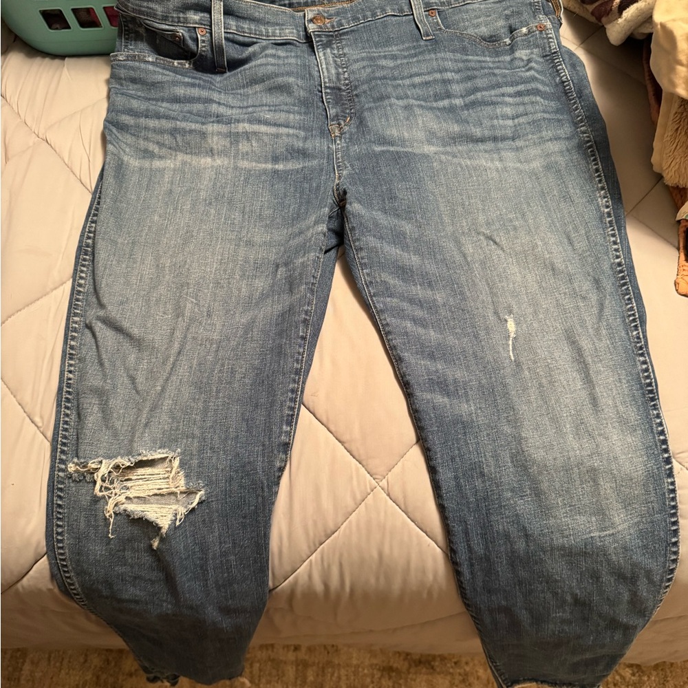 Madewell High Rise Light Blue Jeans